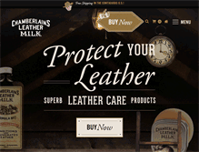 Tablet Screenshot of leathermilk.com